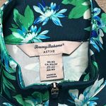 Tommy Bahama  Long Sleeve‎ Thumbhole Full Zip Pocket Golf Jacket Teal Floral XS Photo 8