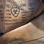 Ariat Leather Comfort Sandals Women’s 7B Black Style 93570 Photo 6