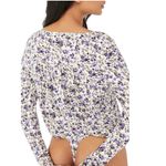 Free People Kaya Print Cutout Bodysuit Size M New with Tag Photo 2