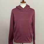 Champion C9 Hoodie Sweatshirt Pockets Herringbone High Low Hem Thumbholes Wine Photo 0