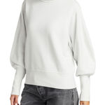 AGOLDE Ribbed Turtleneck White Size XS Photo 0