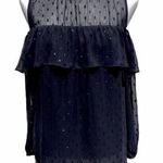 Old Navy Cold Shoulder Ruffle Sheer Top Photo 1