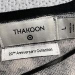 Target Thakoon x  20th Anniversary Collection Black Grey 100% Cotton cardigan L Photo 4