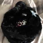 Juicy Couture  Set Iridescent Sequin Beanie & Faux Fur Neck Scarf w Logo Photo 1