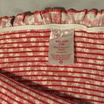 No Boundaries  Red and White Smocked Top Size XXL Photo 2