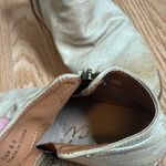 Chic‎ Neutral Beige Ankle Booties | Double Side Zips | Size 6.5 | Block Heel Tan Photo 1