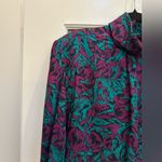 Pendleton Vintage Country Sophisticates by  Blouse Art To Wear Floral Teal Size 8 Photo 2