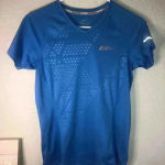 Nike  Run blue Dri fit workout shirt sz S Photo 0