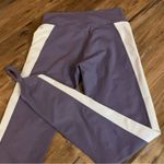 Fabletics  High Waist Chara Stirrup Leggings Purple White size M Medium Photo 3