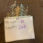 Next Level Apparel  Merry Christmas Tee Large Brown Tan Gold short sleeve Photo 4