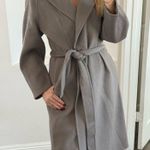 A.DEER grey beige women’s coat Gray Photo 2
