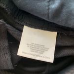 Tory Burch  Navy Wool Pants with Leather Trim Photo 5