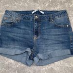 Celebrity Pink  Dark Blue Jean Shorts Photo 0