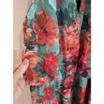 Adrianna Papell Adriann Papell Floral Halter Mermaid Gown Dress Womens 2 Wedding Guest Whimsical Photo 3