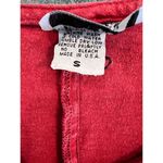 VINTAGE Peaces Maxi cotton dress size Small made in USA Red Photo 9