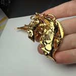 Autumn Leaf Brooch Pins Lot Of 2 Gold Tone Fall Leaves Photo 8