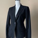 BCBG MAXAZRIA | Black Wool Blend Blazer Jacket Sz XS Photo 1