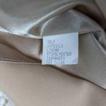 Y2K Strapless Silk Floral Dress Size Small Pink Photo 4