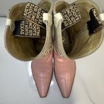 Justin Boots Justin Vintage Pink Floral Inlay Cowboy Western Boots 7.5 Photo 4