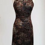 City Triangles  Vintage Velour Dress 90’s Velvet Floral USA S Small M Medium Photo 0