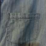 Madewell Denim Short Sleeve Tie Front Shirt Size S Photo 8