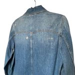 Free People Moonchild Denim Jean Jacket Shacket Oversized XS Photo 6