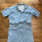 ASOS Romper Blue Chambray One Piece Romper Size 32 Tall Photo 1