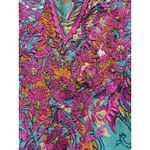 Charter Club  Women's Embroidered Tunic Top 10P Petite Floral Cotton Multicolor Photo 2