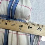 Old Navy Faux Wrap Plaid Midi Dress Ruffle Sleeve Tiered Preppy Summer, Size M Photo 7