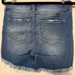 KanCan Distressed Blue Jean Shorts Size M Photo 2