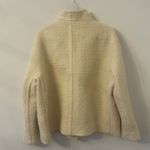 Sézane Women's Cream Long Sleeves Button Front Kalvin Wool Coat Size 42 US 10 Photo 3