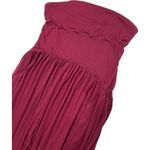 Halara Jumpsuit Womens Extra Large Red Strapless Casual Relaxed Lounge Boho Photo 9