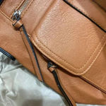 Bueno  SHOULDER/CROSSBODY PURSE CARAMEL BROWN MUTIL POCKETS ADJUSTABLE STRAP Photo 13