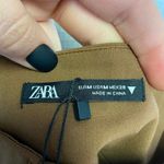 ZARA  | Brown Tank Top NWT Medium Neutral Woman's‎ Crop Top Photo 5