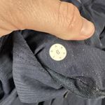 Lululemon  Dance Studio Crop Pants Womens 6 Dark Navy Ribbed Waist Drawstring Photo 7