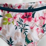 Beachsissi Floral Tropical Bikini Bottom Size Small White Green White Photo 3