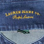 Vintage Ralph Lauren Jean Jacket Women’s Size M RL Denim Band Collar Jacket Blue Size M Photo 12