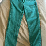 Ralph Lauren  Mid-Rise Straight Ankle Crop Jeans Women's 5-Pocket Style 30 Green Photo 0