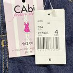 CAbi New Jeans Womens 4 Straight leg dark wash Photo 8