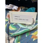 Johnny Was NWOT  Floral Border Side Split Leg Pants Size S Photo 7