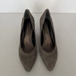 B Makowsky Shoes‎ Gray Suede Leather Nubuck Pumps Heels Neutral Women Size 8 M Photo 4