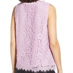 J.Crew New Lace Ruffle Neck Top Black Photo 4