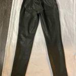 7 For All Mankind 7FAM Metallic Coated High Rise Skinny Jean Size 28 Goth Punk Photo 4