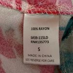 VICI  Women's Pink Multicolor Floral Short Sleeve V Neck Maxi Wrap Dress Size S Photo 4