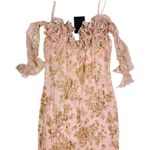 NBD  - Jamela Evening Maxi Dress in Pink & Gold Photo 1