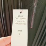 For Cynthia  black pleated overlay blouse size large Photo 8