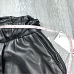 Bar III Black Leather Skirt XL Photo 3