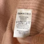 EUC Minnie Rose 100% Cashmere Puff Shoulder Sweater Baby Pink Size Small Photo 4