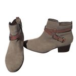 Coach Pauline US 9.5 B Taupe Suede Ankle Boots Photo 5