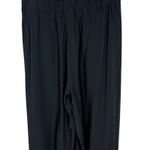 Sun68 Womens Viscose Wide Leg Drawstring Pants Black Relaxed Beach Size Medium Photo 12
